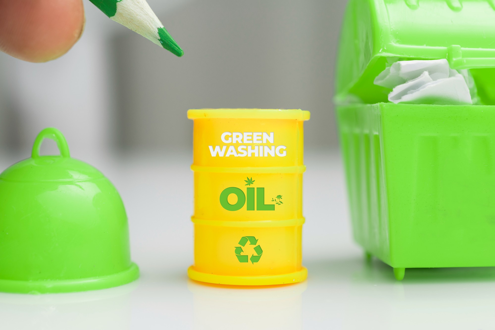 Greenwashing Verbildlichung